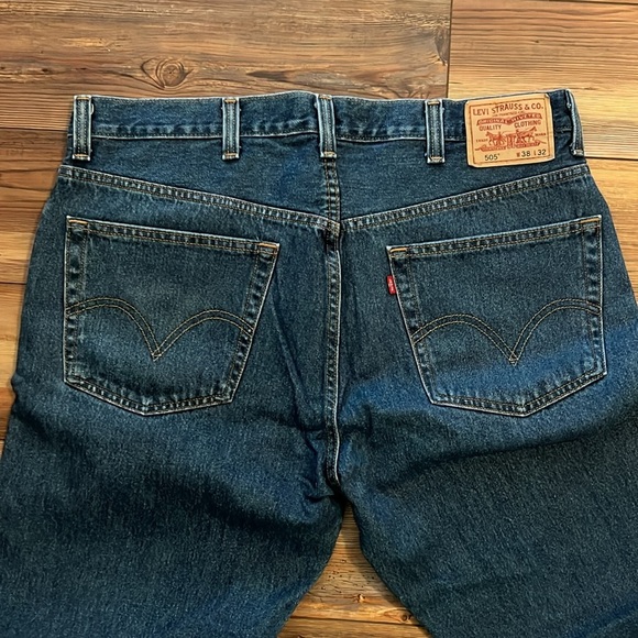 Levi's 505 Men's Blue Jeans - Picture 4 of 6